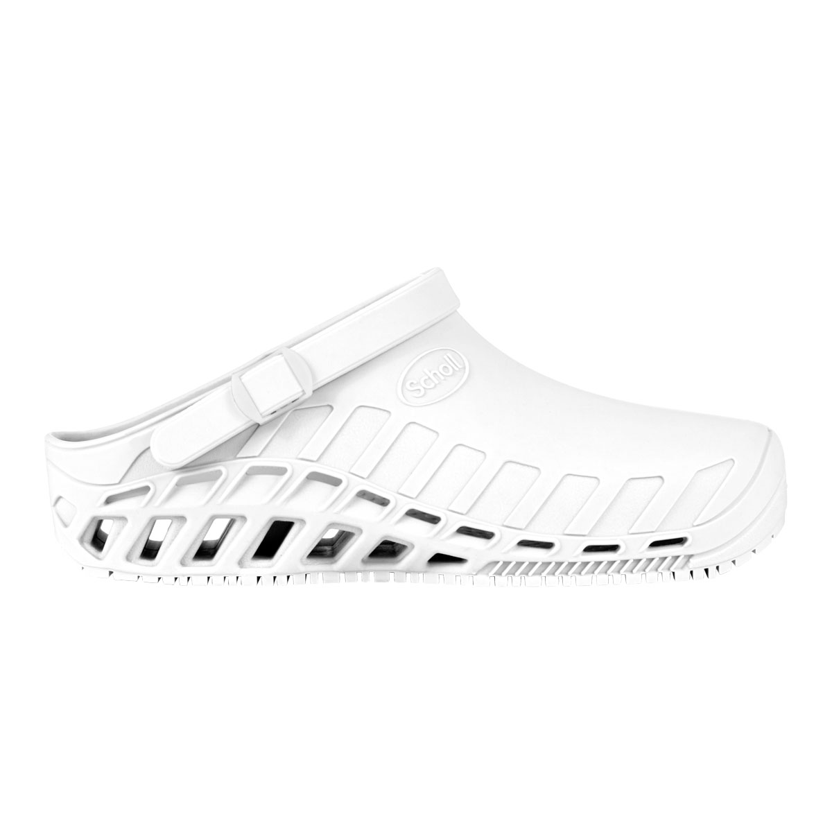 Scholl Professional Clog Evo Ανατομικά Σαμπό White