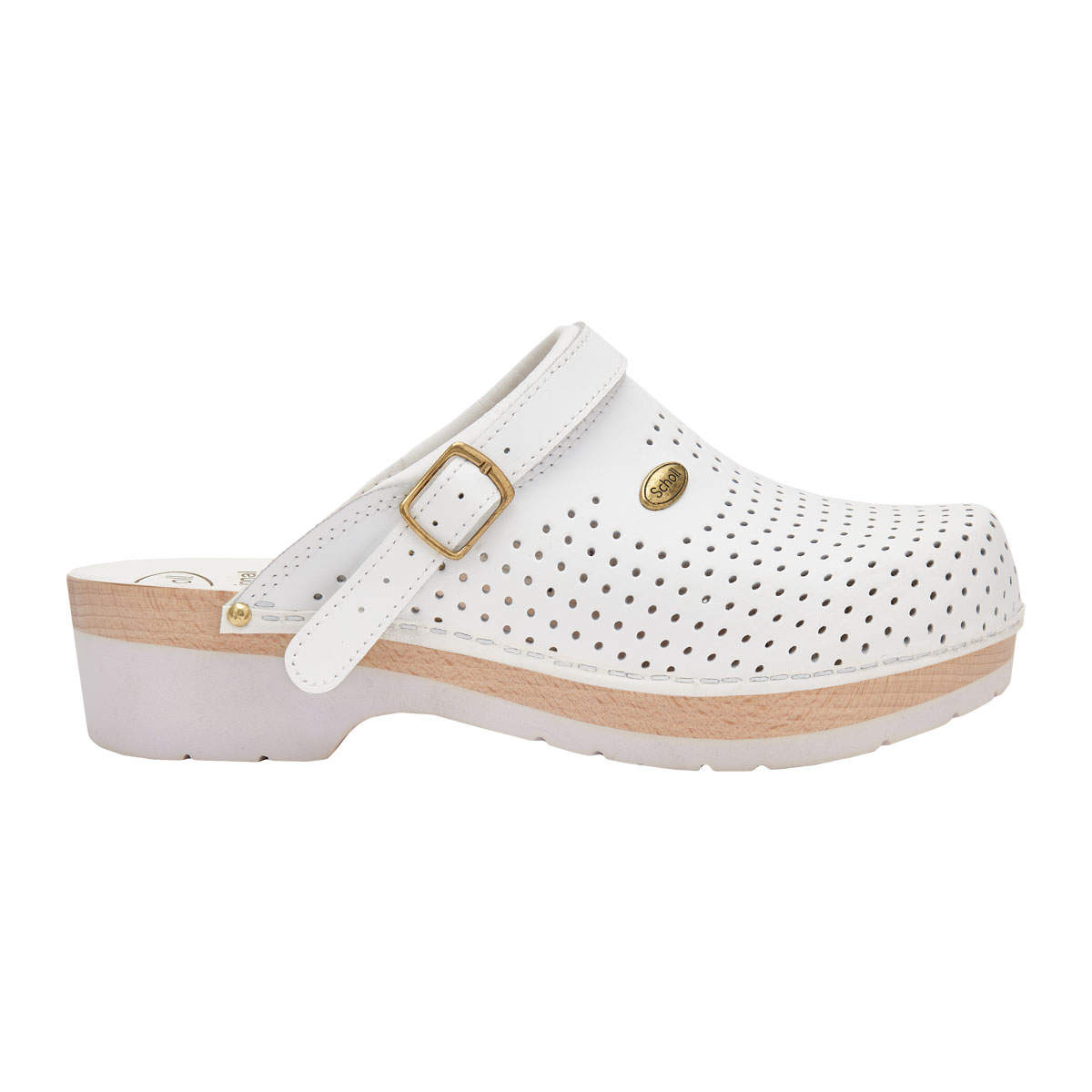 Scholl Professional Clog Supercomfort B Ανατομικά Σαμπό White